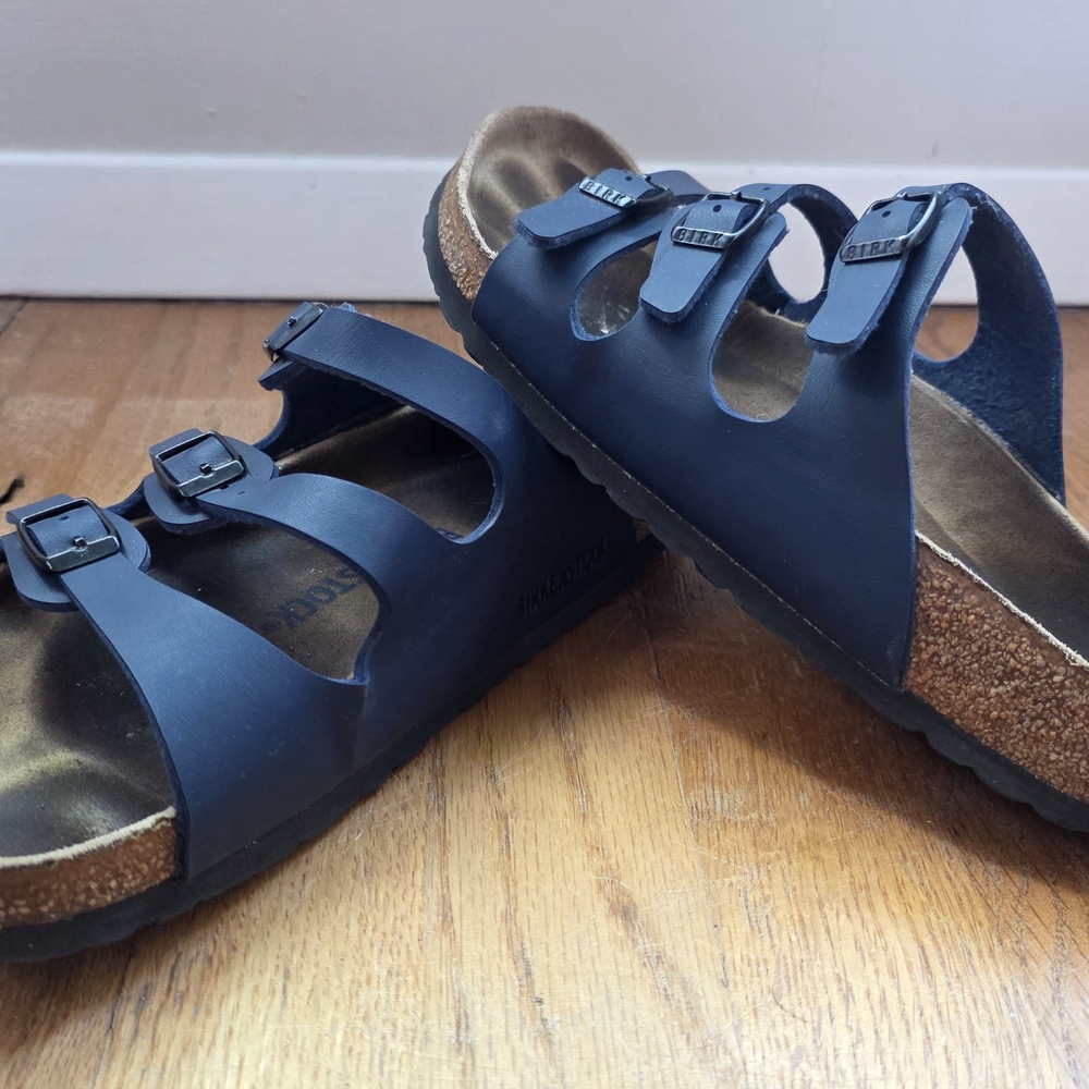 Birkenstock Navy Blue Sandals